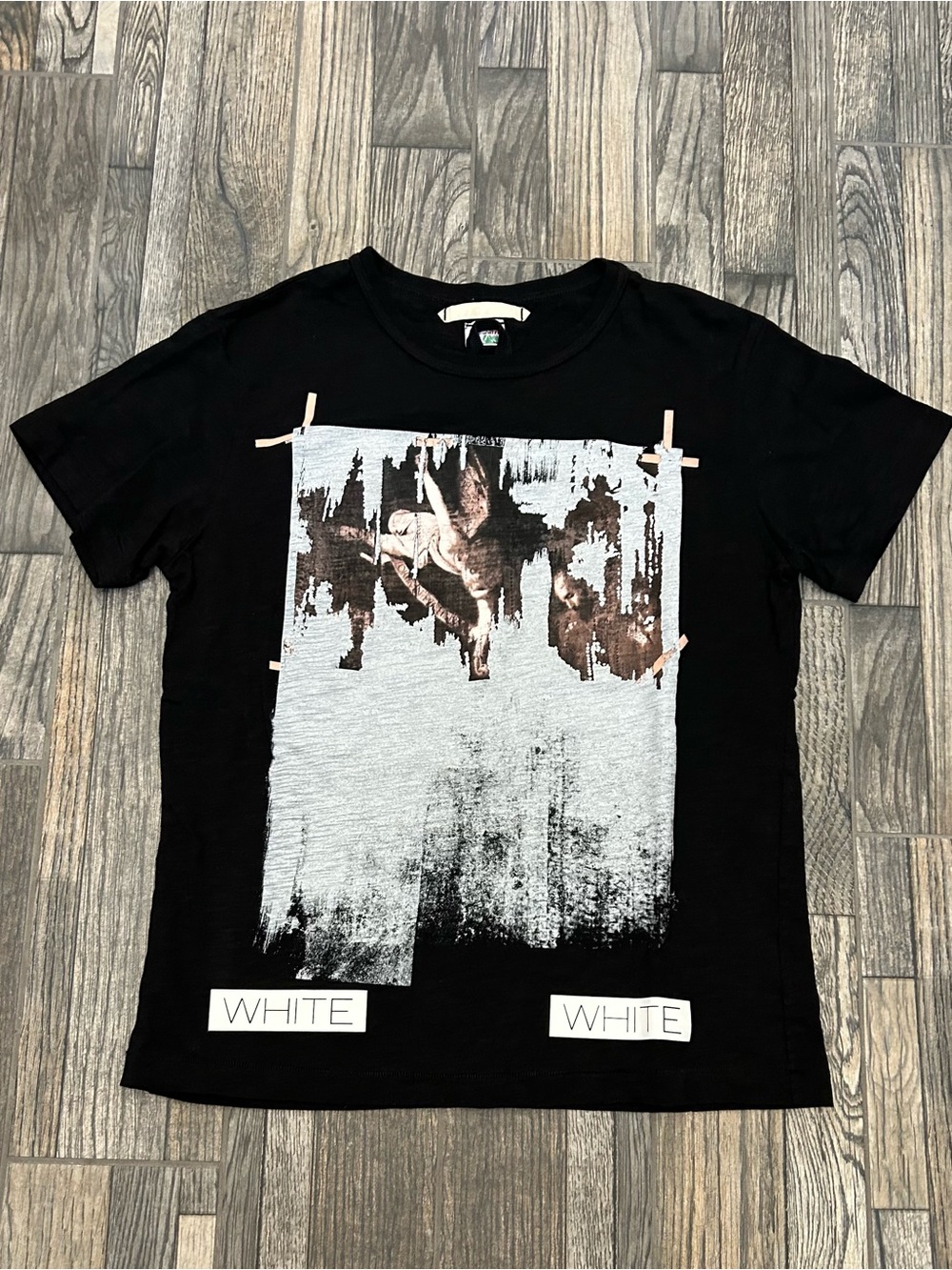 👁️ Off-White Caravaggio Annoni Painting Graphic T-Shirt Black
